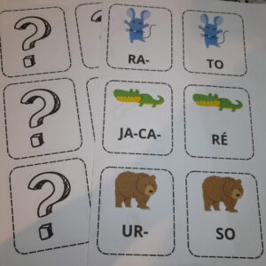 Jogo da Memória das Sílabas – Animais