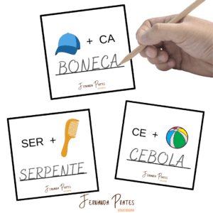 Card Formando Palavras: Vogais e Consoantes