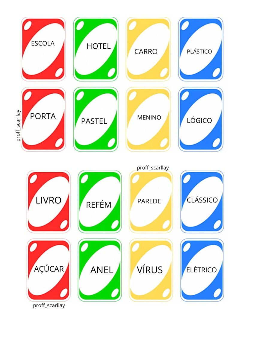 Jogo das Cores- oxítonas, paroxítonas e proparoxítonas - Imagem 3